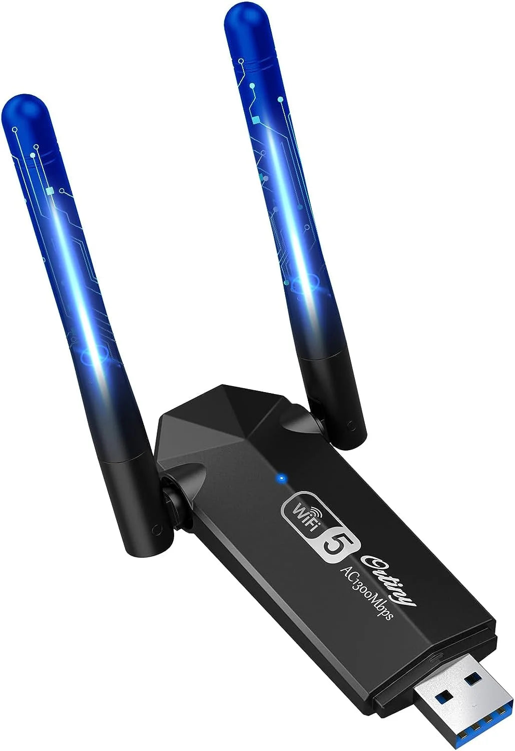 1300Mbps USB 3.0, 867Mbps on 5Ghz / 400Mbps on 2.4Ghz Dual-Band USB Wi-Fi Adapter